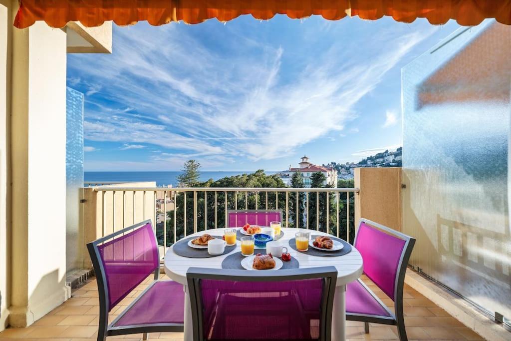 Le Fontana Rosa - Vue Mer - Terrasse - Parking Inclus Menton Dış mekan fotoğraf