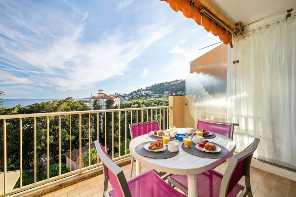 Le Fontana Rosa - Vue Mer - Terrasse - Parking Inclus Menton Dış mekan fotoğraf