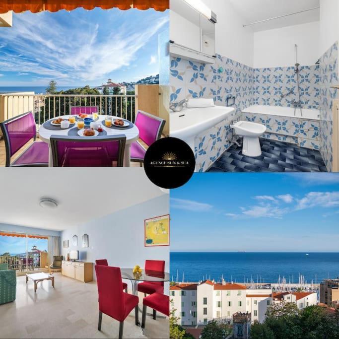 Le Fontana Rosa - Vue Mer - Terrasse - Parking Inclus Menton Dış mekan fotoğraf